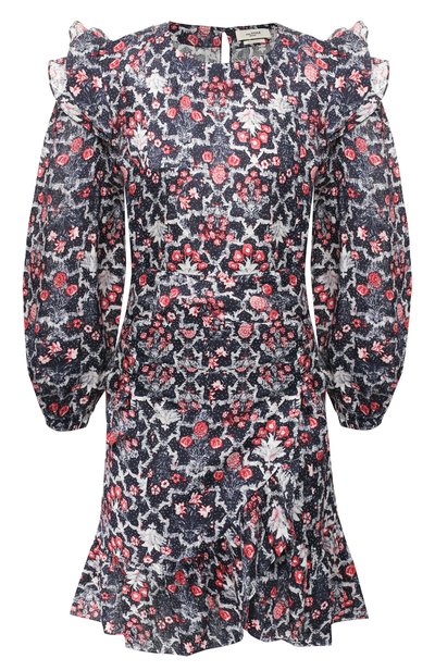 Женское льняное платье с принтом ISABEL MARANT ETOILE, арт. R01288-19P025E/TELICIA