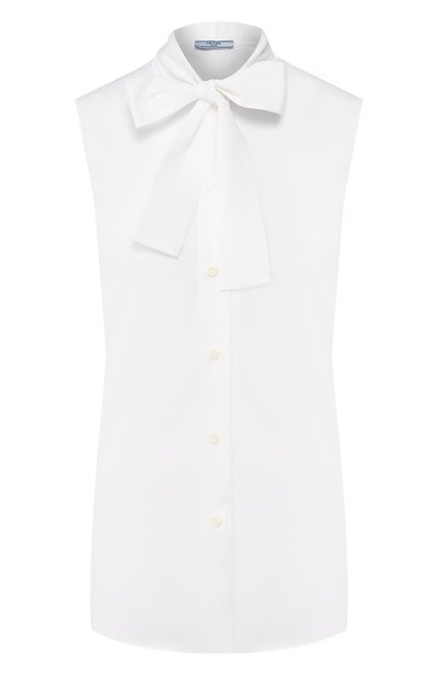 Женская хлопковая блузка PRADA, арт. P429E-1LZC-F0009