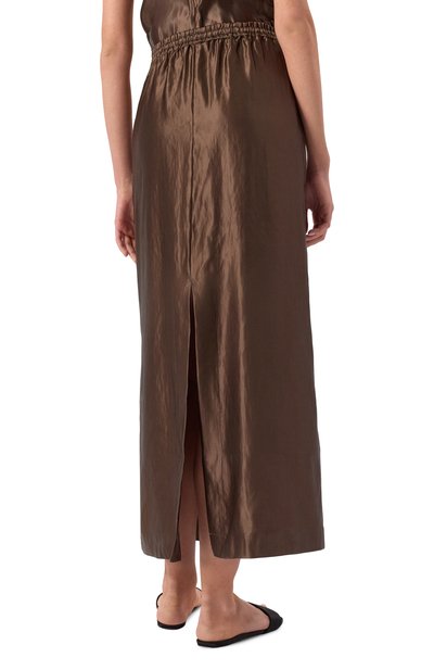 Юбка изо льна и шелка LOULOU DE SAISON, арт. LIAM, фото 4