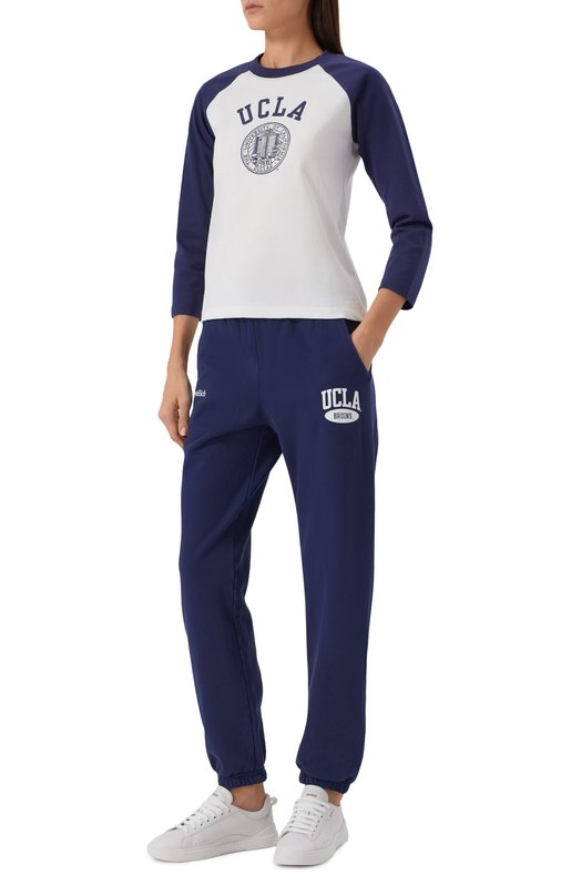 Хлопковый лонгслив Sporty & Rich x UCLA Sporty and Rich T0046615639WH50 Белый  T0046615639WH50 Фото 2