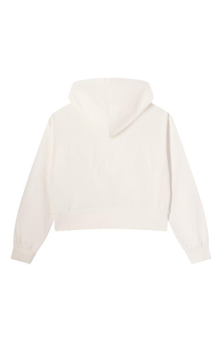 Детская комплект из толстовки и брюк MOSCHINO молочного цвета, арт. HDK033/LDA00/10-14 | Фото 3 (Рукава: Длинные; Материал внешний: Хлопок; Тематический товар: Teddy Bear; Девочки Кросс-КТ: Костюмы-спорт; Автоматизация ТО: Проставлено; Автоматизация состава: Проставлено; Ростовка одежда: 10 - 11 лет | 140 - 146см, 12 лет | 152 см, 16 лет | 164 см)
