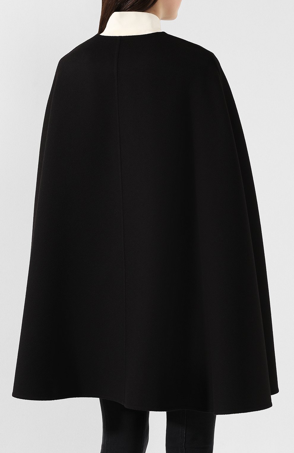 Кейп из смеси шерсти и кашемира VALENTINO, арт. SB3CG1C515E, фото 4
