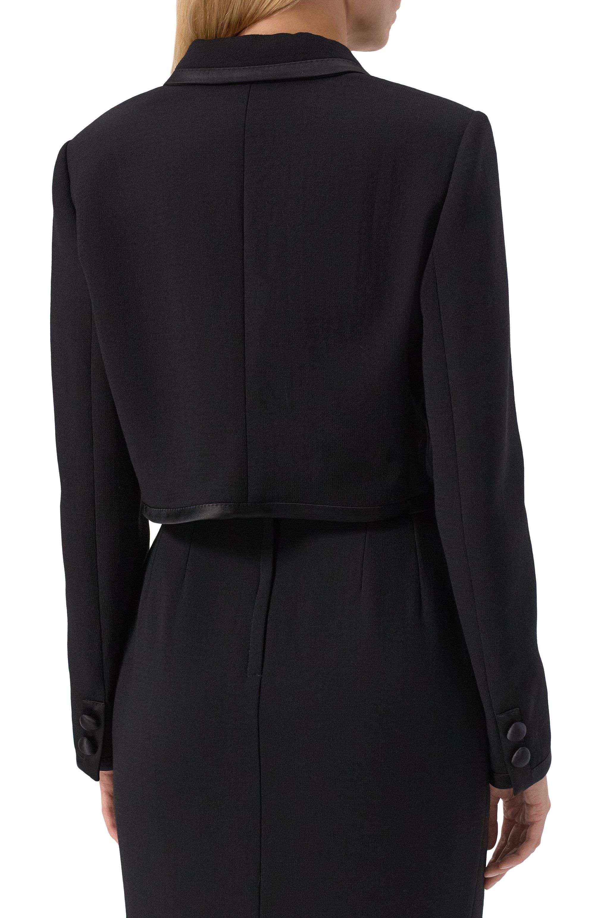 Жакет из шерсти и шелка DOLCE & GABBANA, арт. F27EHT/FUBD2, фото 4