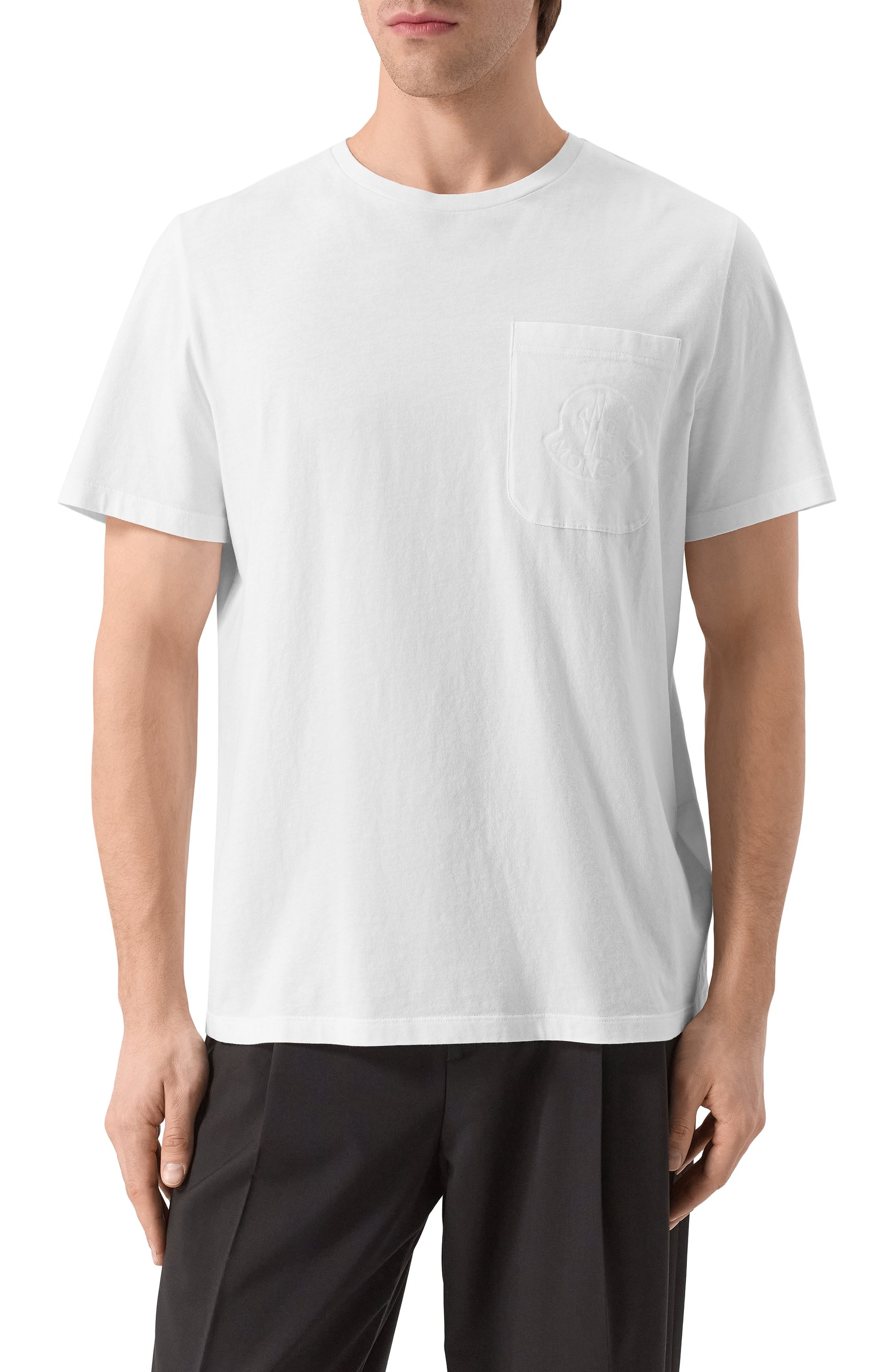 Хлопковая футболка MONCLER, арт. 8C777/829H8, фото 3