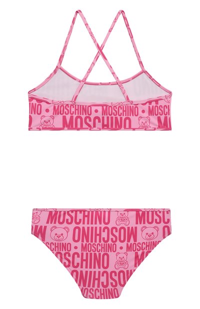 Раздельный купальник MOSCHINO розового цвета по цене 10800 руб., арт. HDL00K/LKA00/10A-14A, фото 2 Раздельный купальник MOSCHINO, арт. HDL00K/LKA00/10A-14A, фото 2