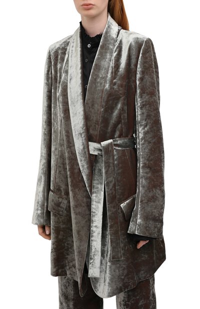 Пальто из вискозы ANN DEMEULEMEESTER, арт. 2002-1016-P-175-049, фото 3
