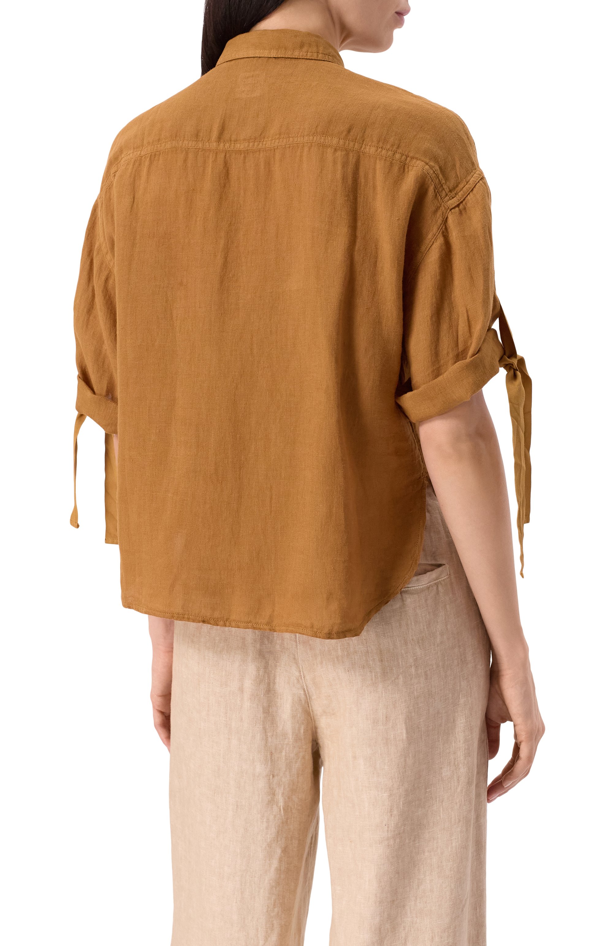 Льняная рубашка 120% LINO, арт. 32ALIW19S5/0000115, фото 4