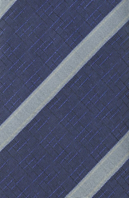 Шелковый галстук Zilli CRAV02M0600VER000 Синий  CRAV02M0600VER000 Фото 4