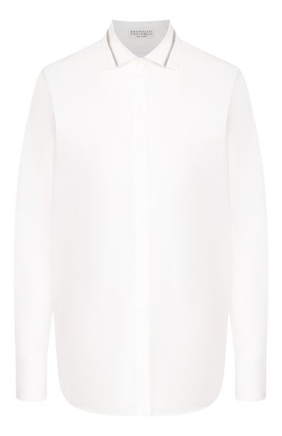 Женская хлопковая блузка BRUNELLO CUCINELLI, арт. M0091MH306