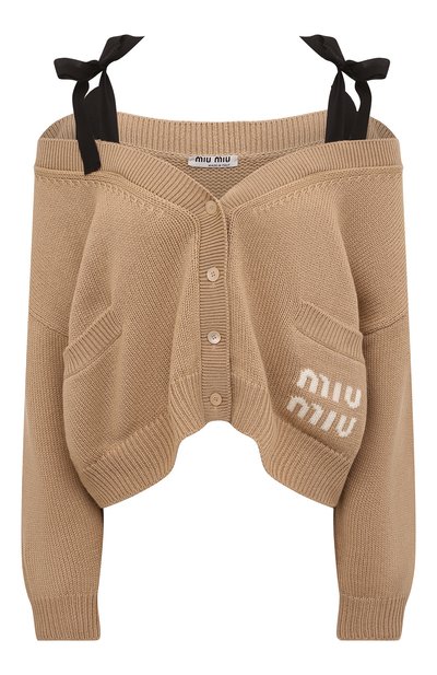 Кашемировый кардиган MIU MIU, арт. MMF574-10J1-F0627, фото 1