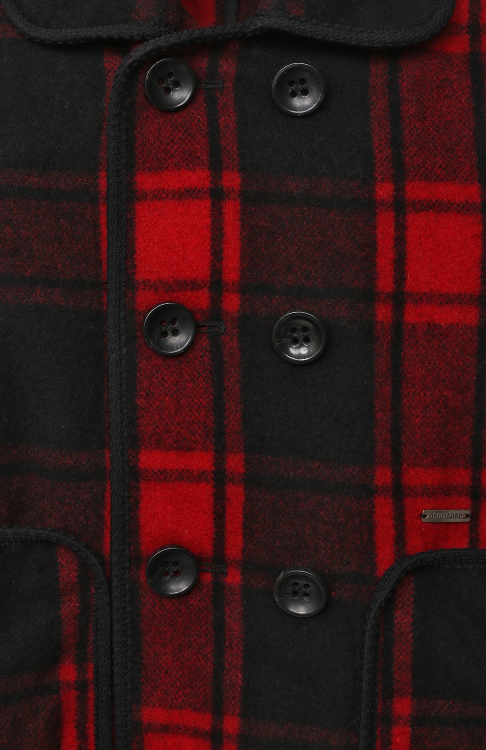 Шерстяное пальто DSQUARED2, арт. DQ04BL-D00ZS, фото 3