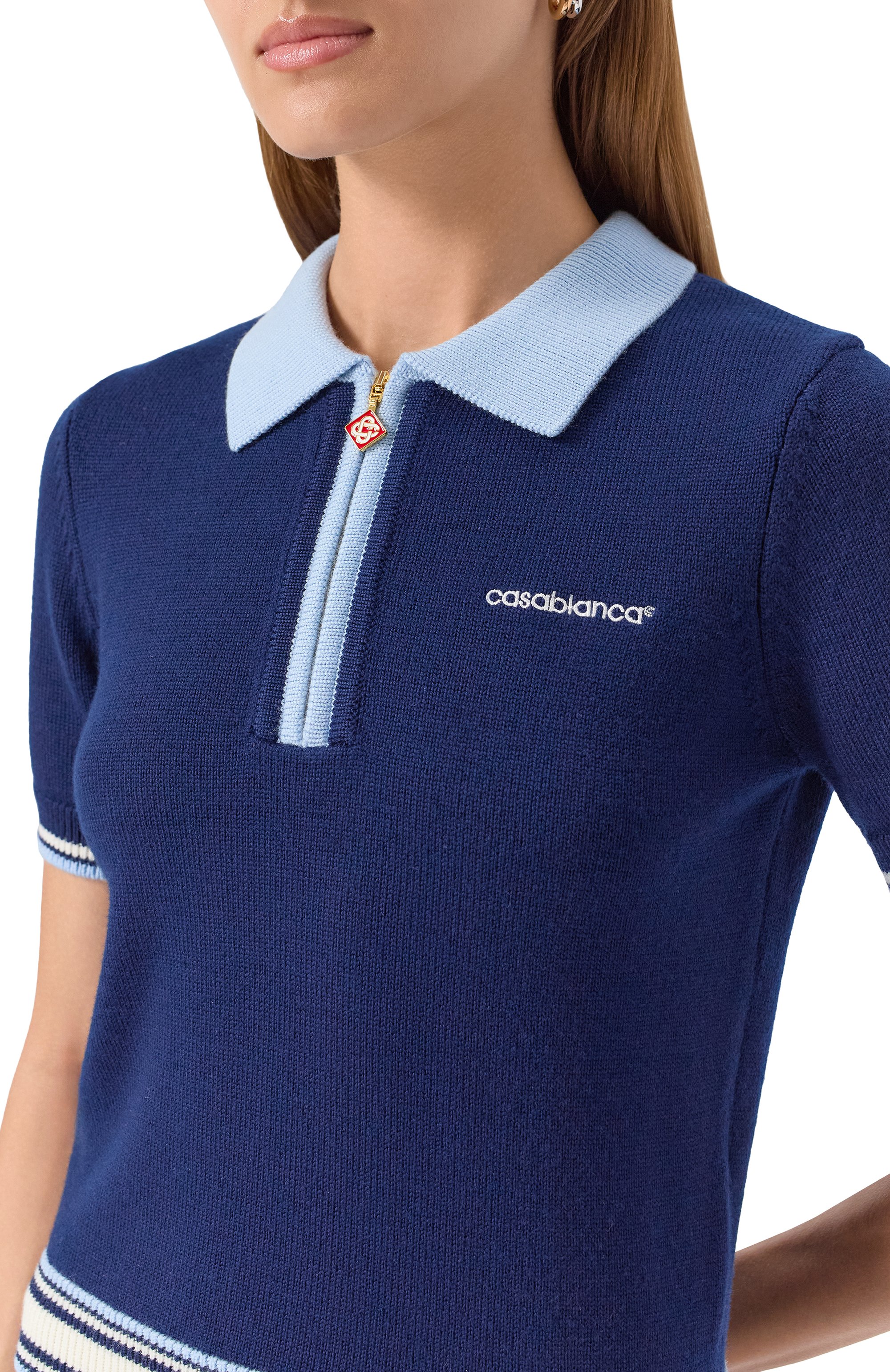 Шерстяное поло CASABLANCA, арт. WPF25KW102001, фото 5