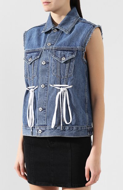 Джинсовый жилет PROENZA SCHOULER, арт. WL1919074-DC028, фото 3