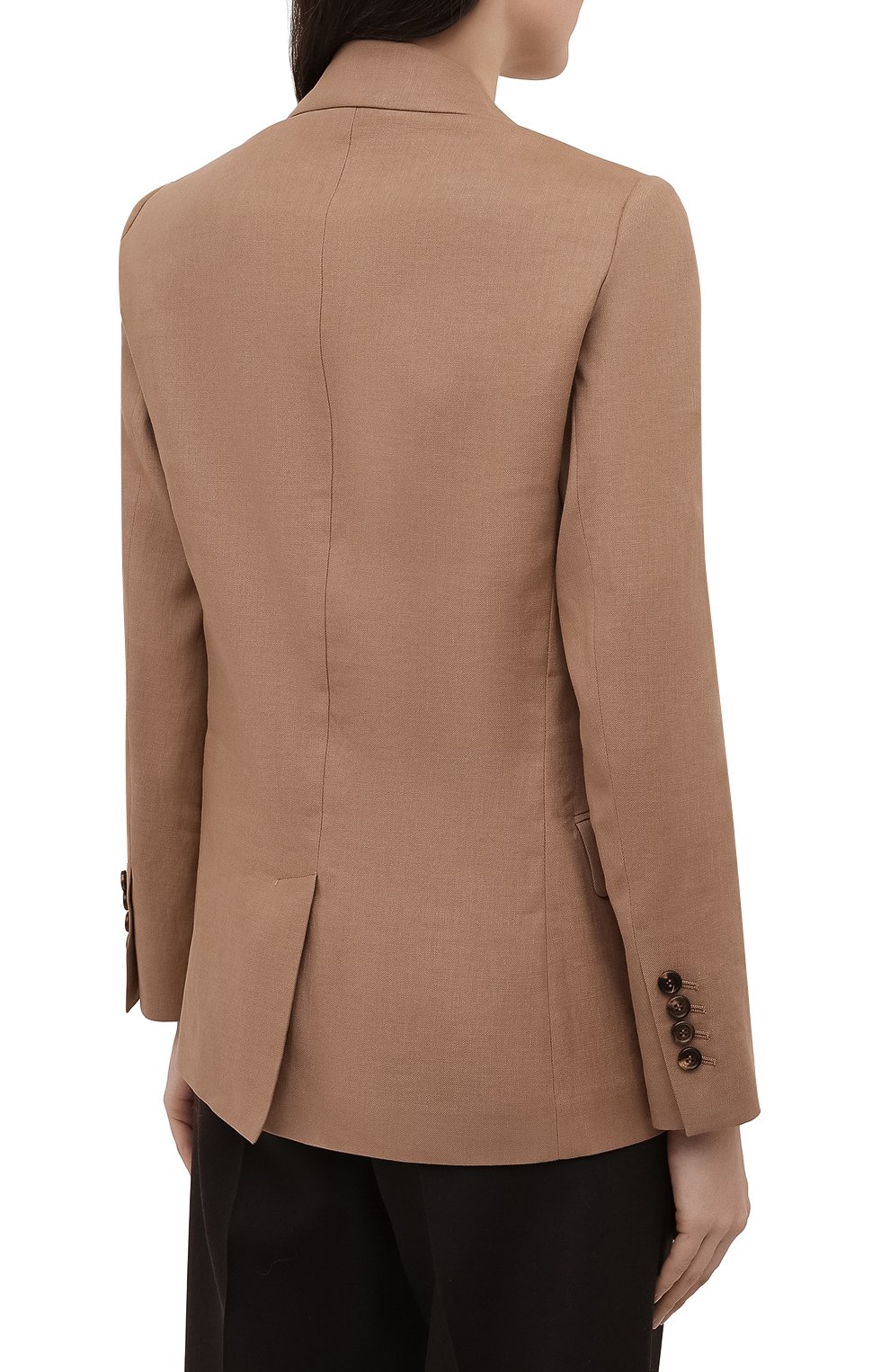 Жакет изо льна и хлопка BRUNELLO CUCINELLI, арт. MF5912021, фото 4