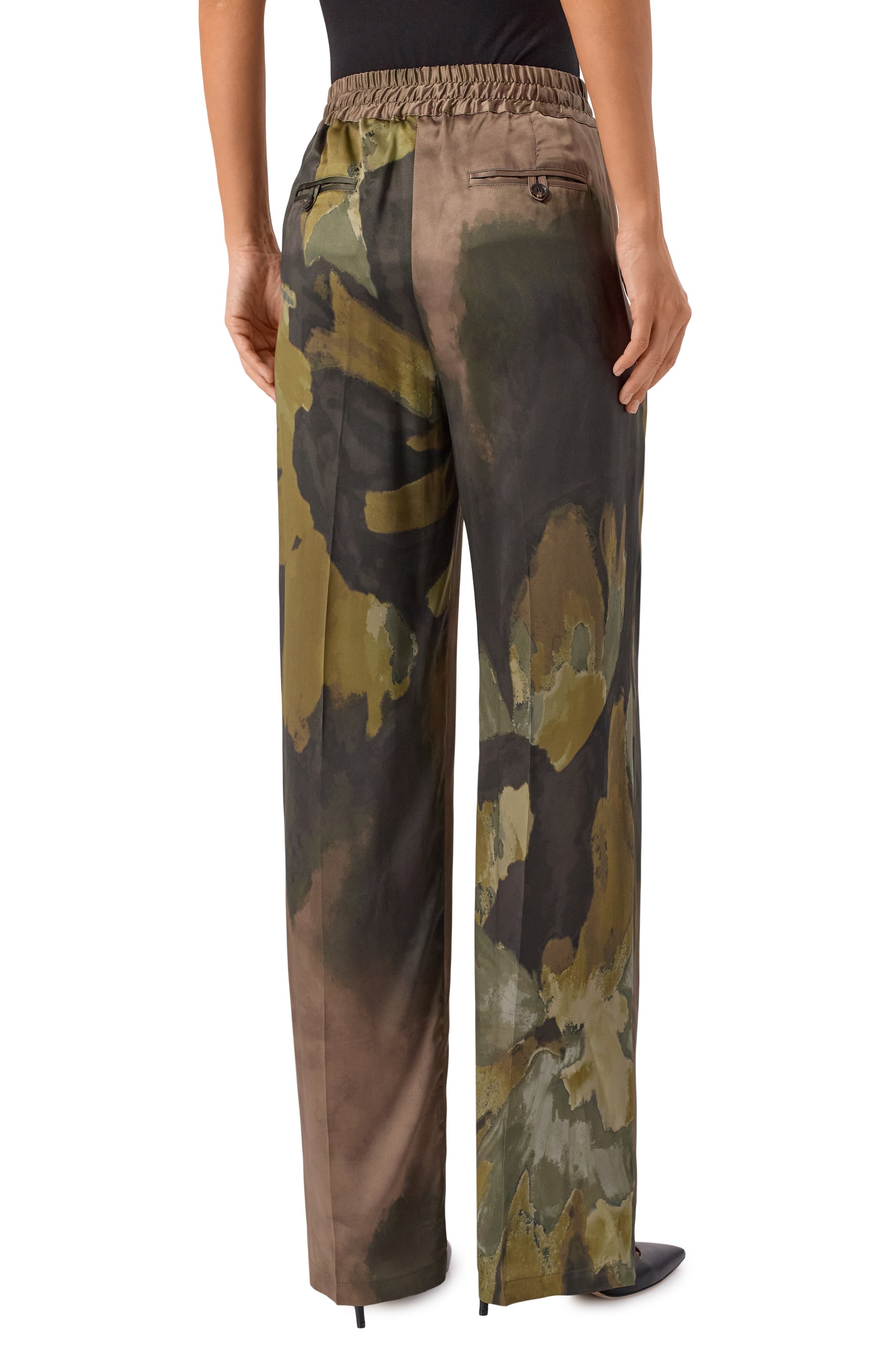 Шелковые брюки KITON, арт. D48122K0585G03, фото 4