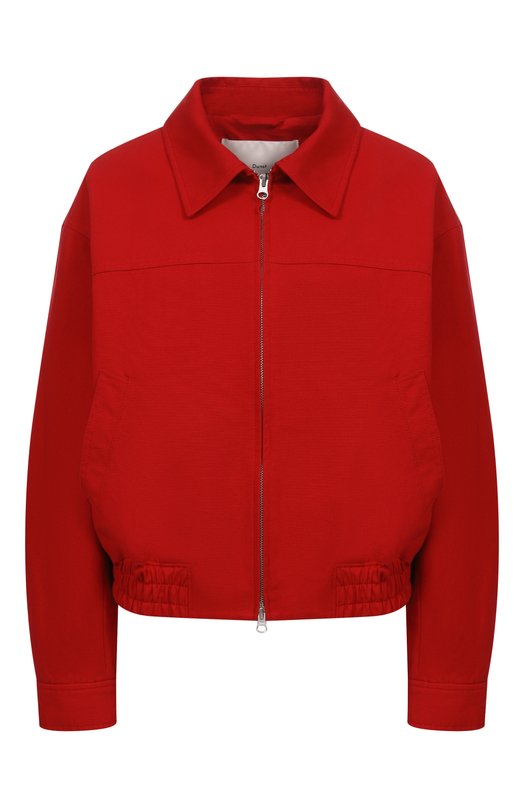 Хлопковый бомбер Dunst UDJU6A109R2 Красный UDJU6A109R2