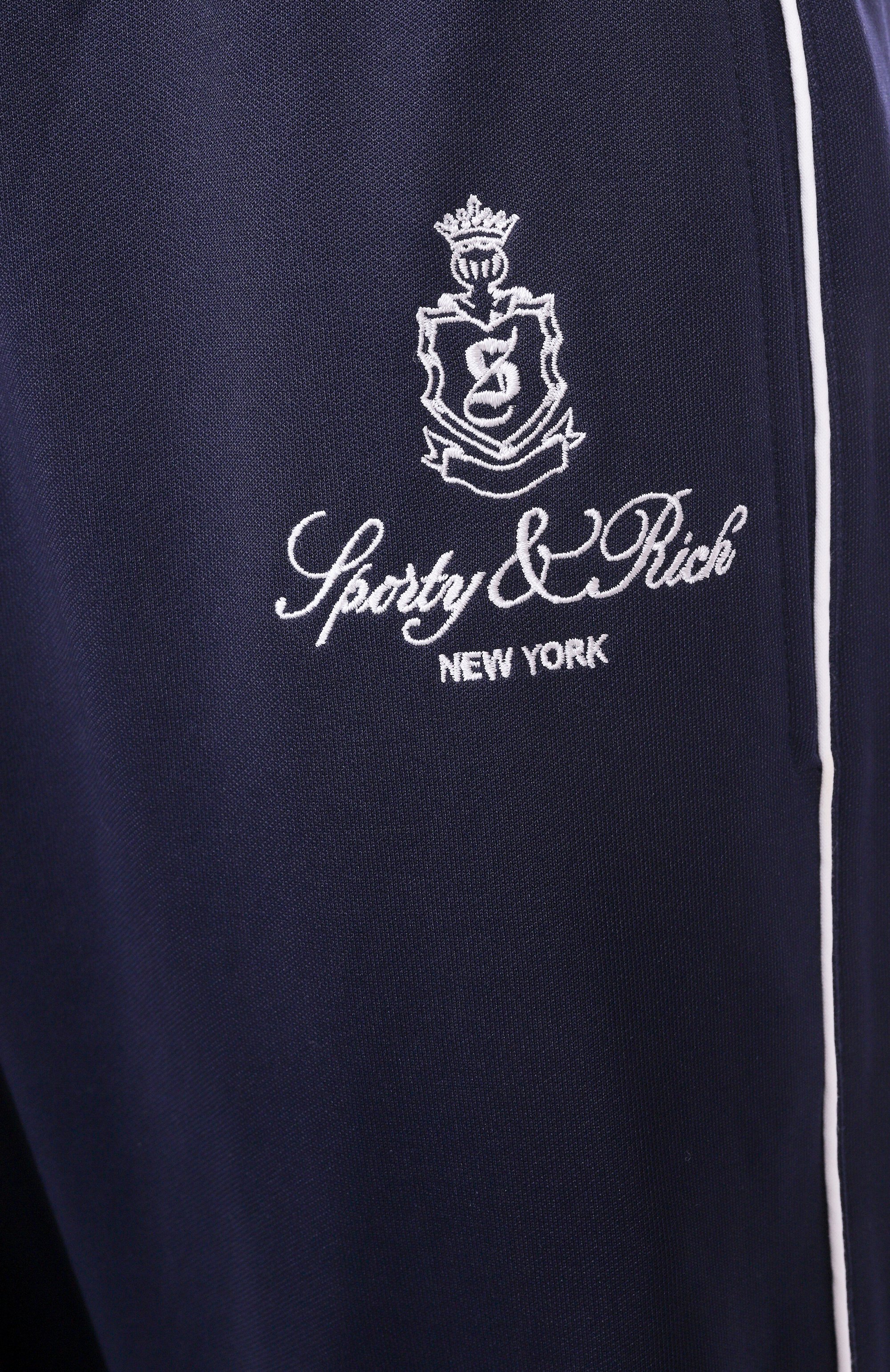 Брюки SPORTY AND RICH синего цвета по цене 26100 руб., арт. PA044508205BL32, фото 6 Брюки SPORTY AND RICH, арт. PA044508205BL32, фото 6