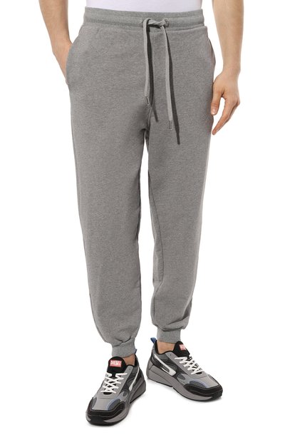 Хлопковые джоггеры AMI, арт. UTR202 747, фото 3