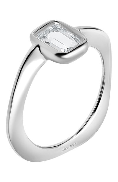 Кольцо-волна wave base с хрусталем MOONKA, арт. wav-r-crs, фото 3