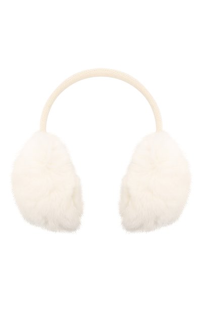 Шерстяные наушники с меховой отделкой YVES SALOMON ENFANT, арт. 20WEA310XXREXW, фото 1