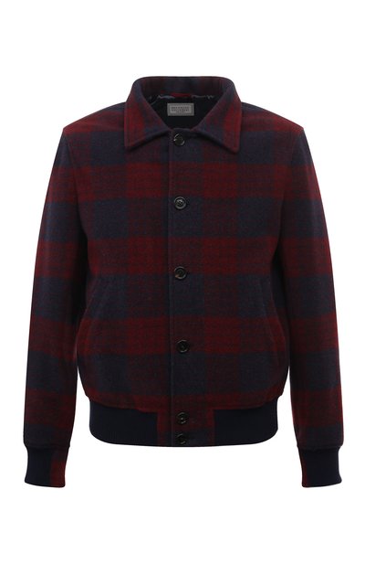 Мужской шерстяной бомбер BRUNELLO CUCINELLI, арт. MY4266894