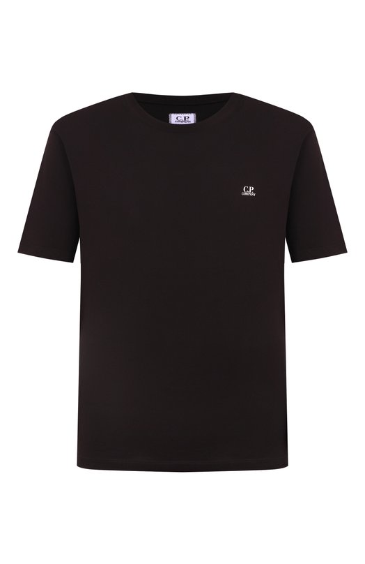 Хлопковая футболка C.P. Company RCCMTS725A/005100W Чёрный RCCMTS725A/005100W