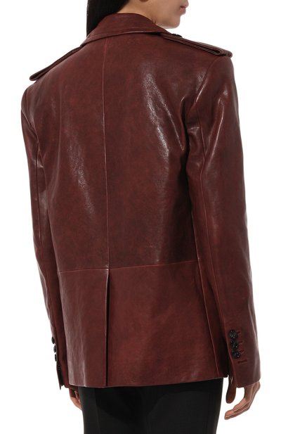 Кожаный жакет ANN DEMEULEMEESTER, арт. 2402-W-JA25-L-LT137-036, фото 4