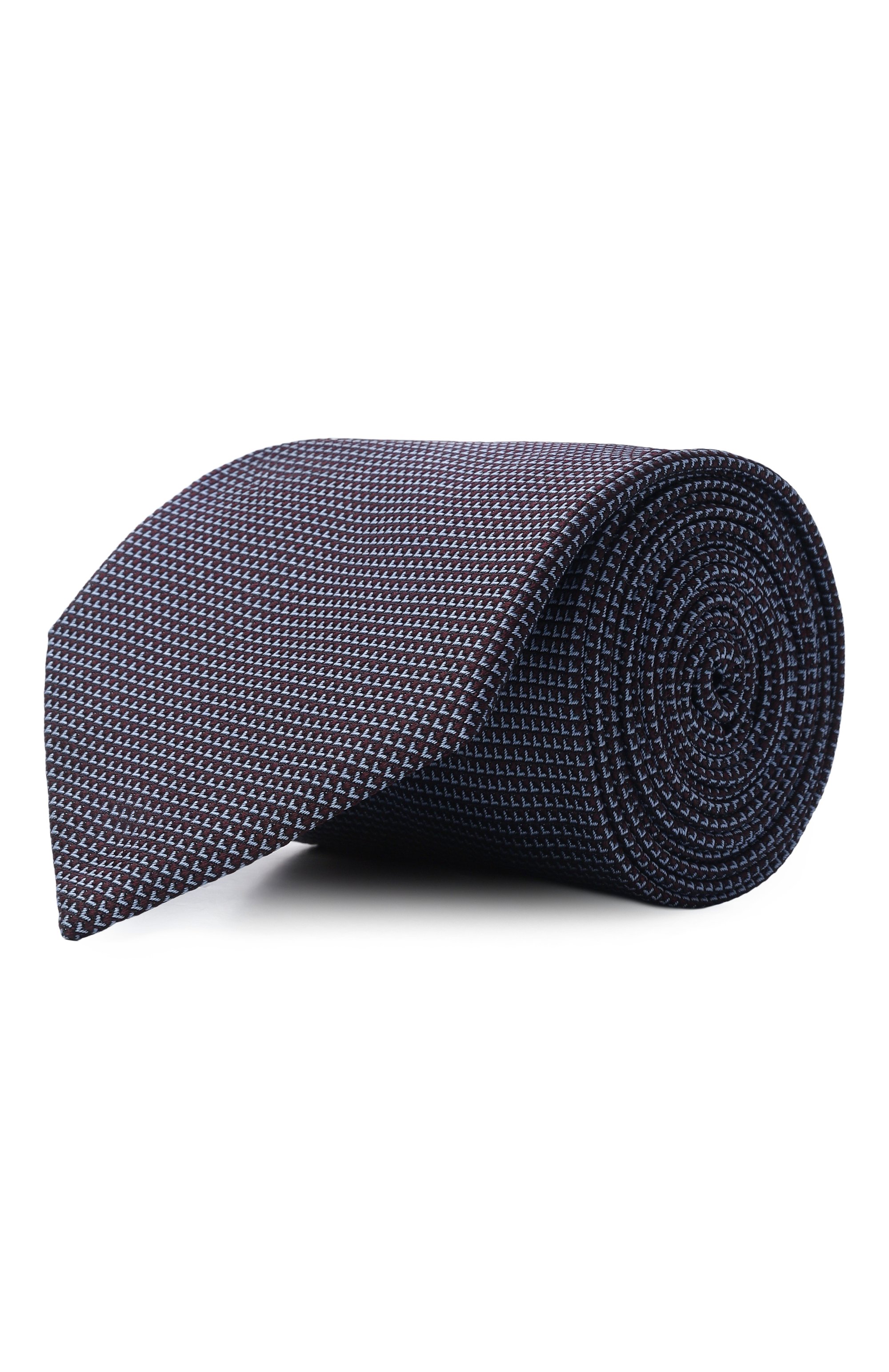 Шелковый галстук BRIONI темно-бордового цвета по цене 31800 руб., арт. 062I00/PD463, фото 1 Шелковый галстук BRIONI, арт. 062I00/PD463, фото 1