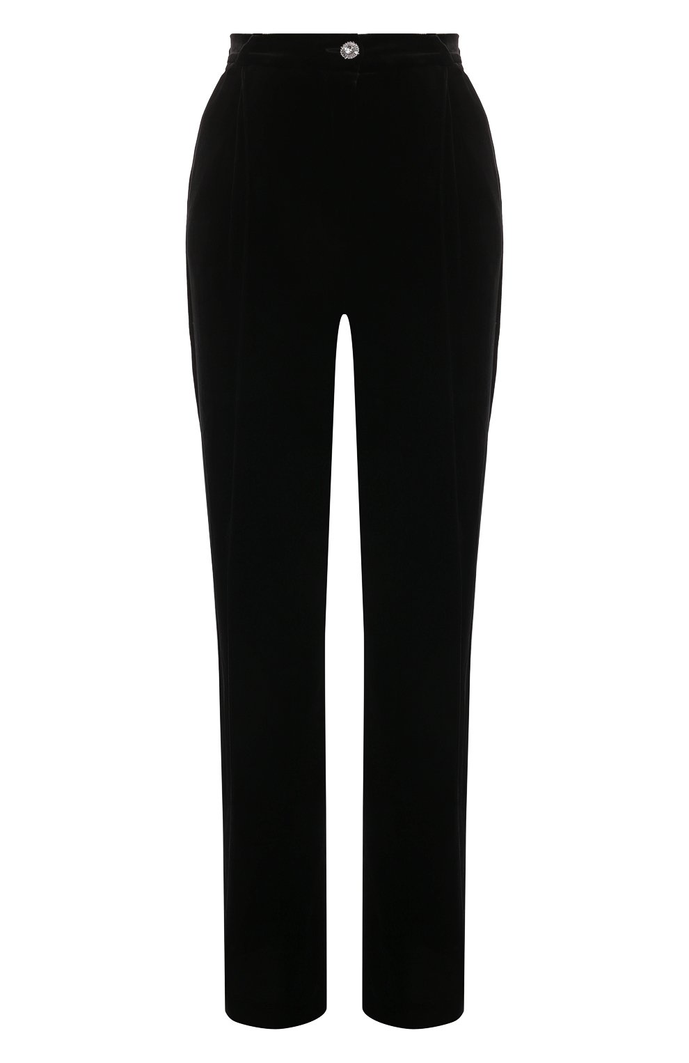 Бархатные брюки ALINE черного цвета по цене 30000 руб., арт. AL121201, фото 1 Бархатные брюки ALINE, арт. AL121201, фото 1