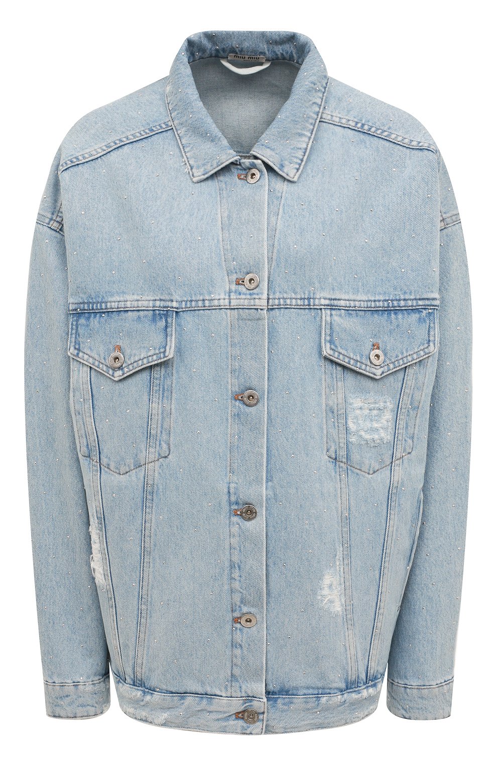 Джинсовая куртка MIU MIU, арт. GWB134-10B7-F0008, фото 1