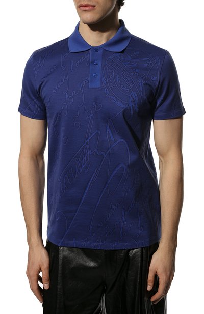 Хлопковое поло BERLUTI, арт. R22JPS56-003, фото 3