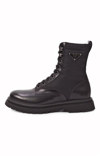 Комбинированные ботинки PRADA, арт. 2UE011-3LFR-F0002, фото 4