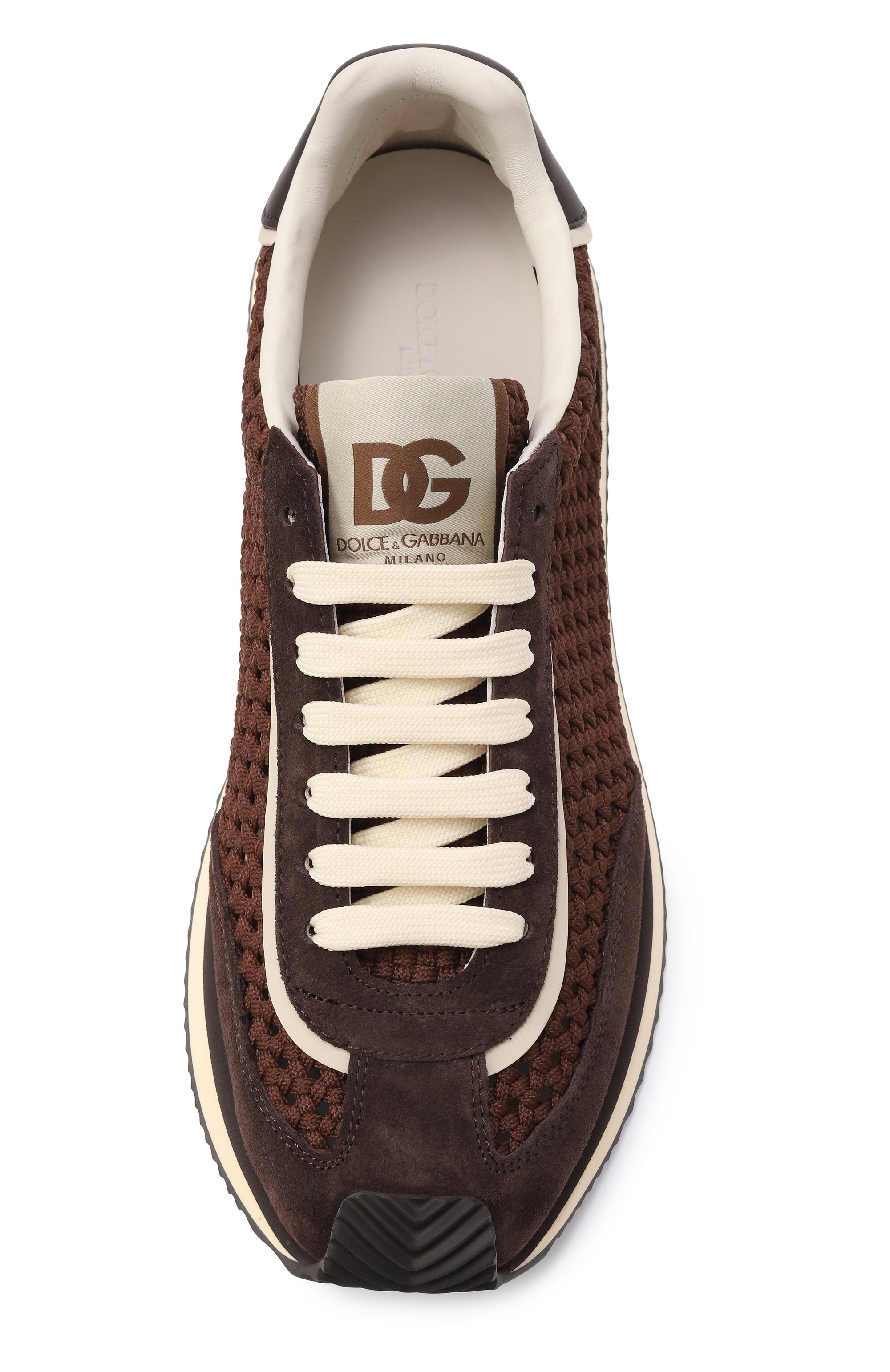 Комбинированные кроссовки dg cushion DOLCE & GABBANA, арт. CS2298/A6D45, фото 6