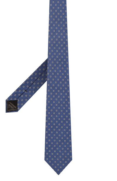 Галстук из шелка и льна BRIONI синего цвета по цене 25350 руб., арт. 062H00/P0434, фото 2 Галстук из шелка и льна BRIONI, арт. 062H00/P0434, фото 2