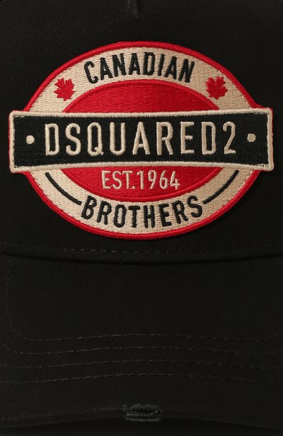 Хлопковая бейсболка DSQUARED2, арт. BCM0621 05C00001, фото 4