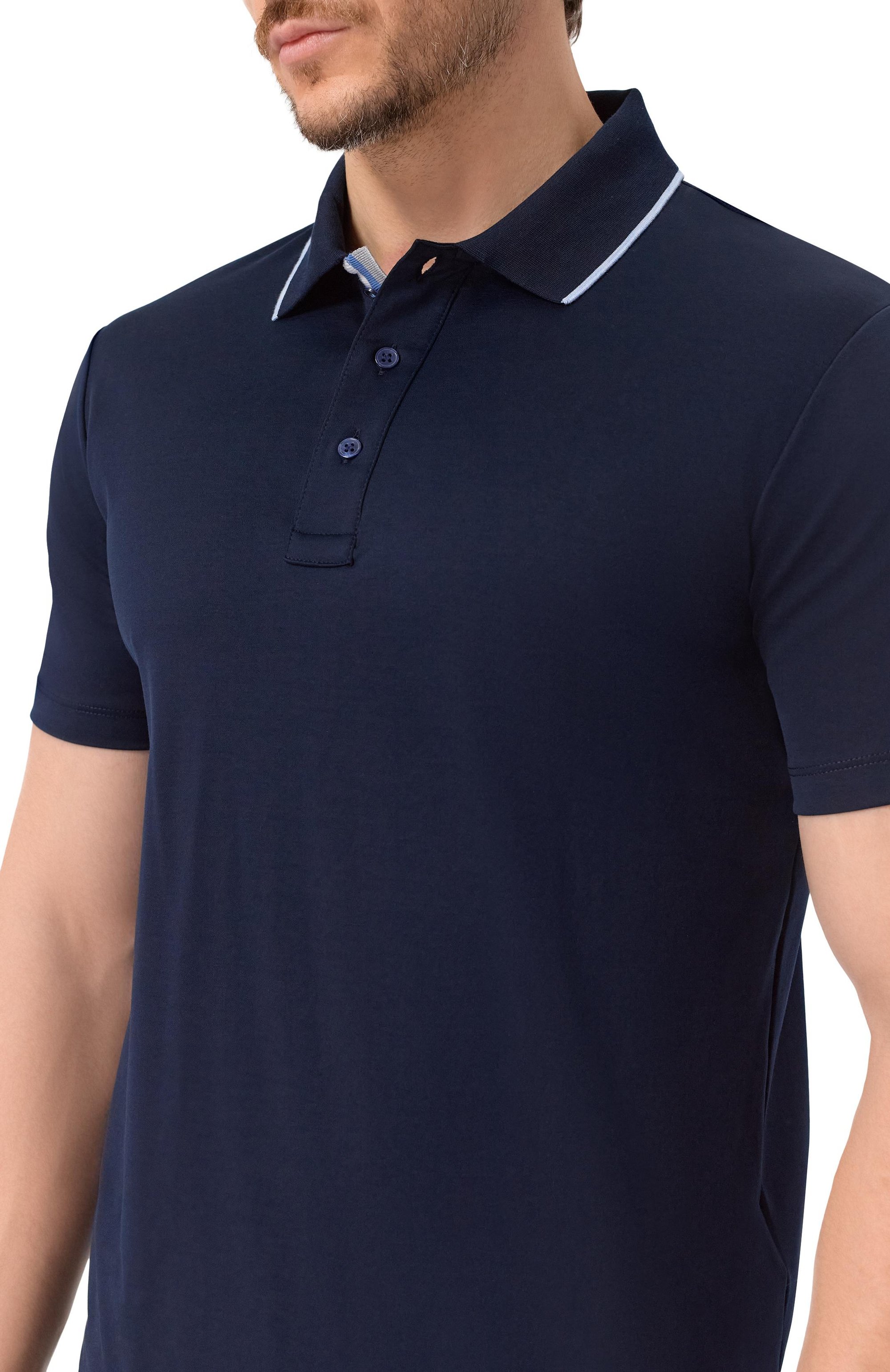 Хлопковое поло PAUL&SHARK, арт. 26411214_001, фото 5