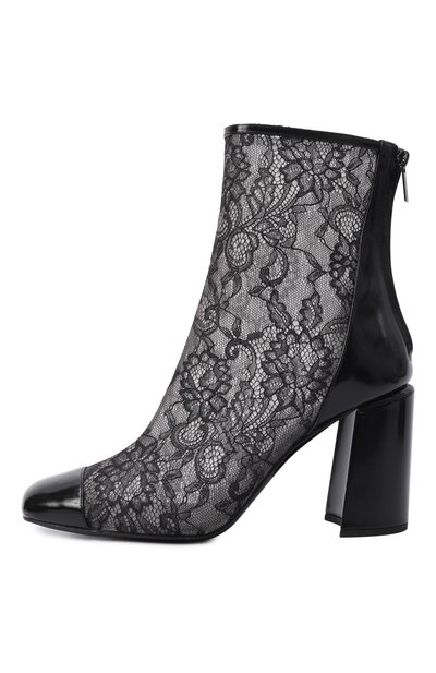 Комбинированные ботильоны JIMMY CHOO, арт. KISUCRYSTALAB45DYJ, фото 4