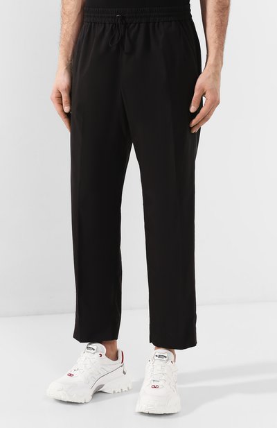 Хлопковые брюки KENZO черного цвета по цене 23650 руб., арт. FA55PA2151NC, фото 3 Хлопковые брюки KENZO, арт. FA55PA2151NC, фото 3