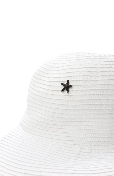 Шляпа SHAN белого цвета по цене 31160 руб., арт. 0550-07, фото 3 Шляпа SHAN, арт. 0550-07, фото 3