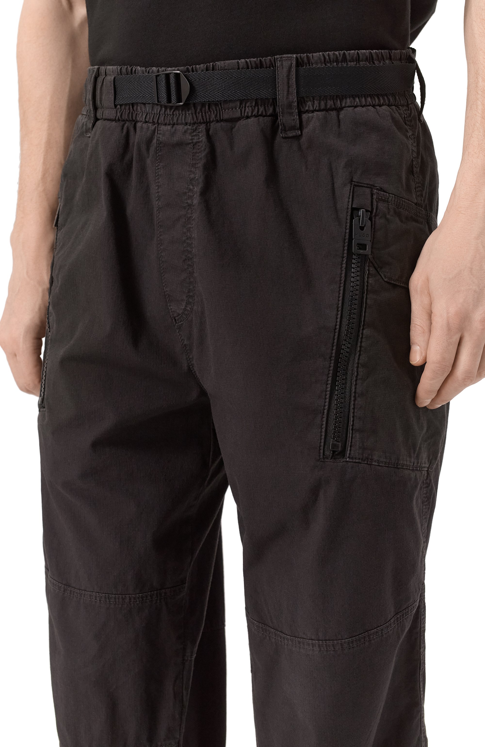 Хлопковые брюки HUGO, арт. 50534636, фото 5