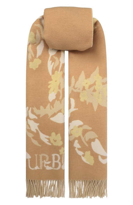 Кашемировый шарф Burberry 8120047 Бежевый 8120047
