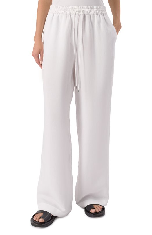 Брюки из лиоцелла и льна BOSS 50562213 Белый  50562213 Фото 3