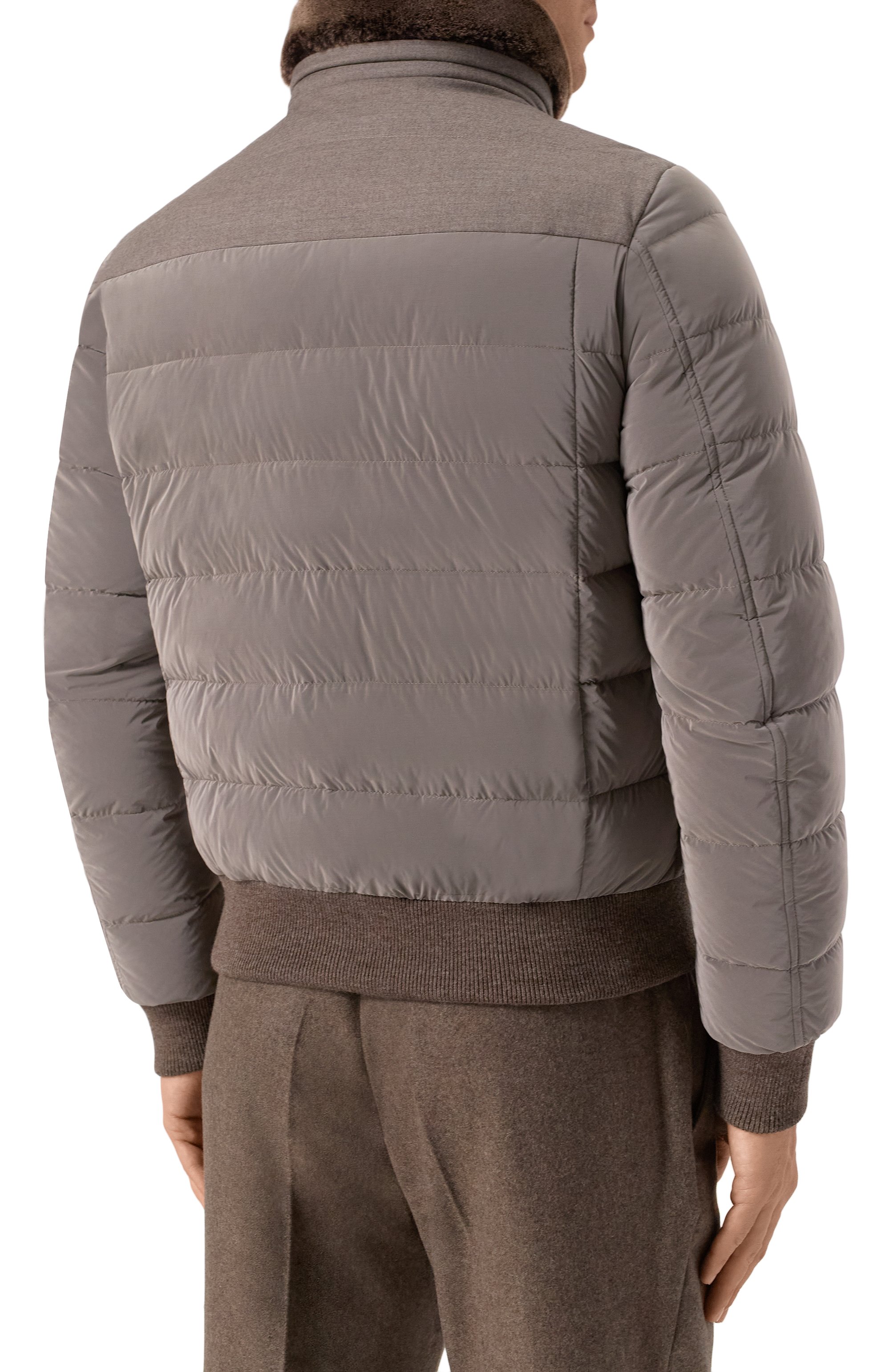 Бомбер fantoni-osl с отделкой из овчины MOORER, арт. FANT0NI/0SL, фото 4