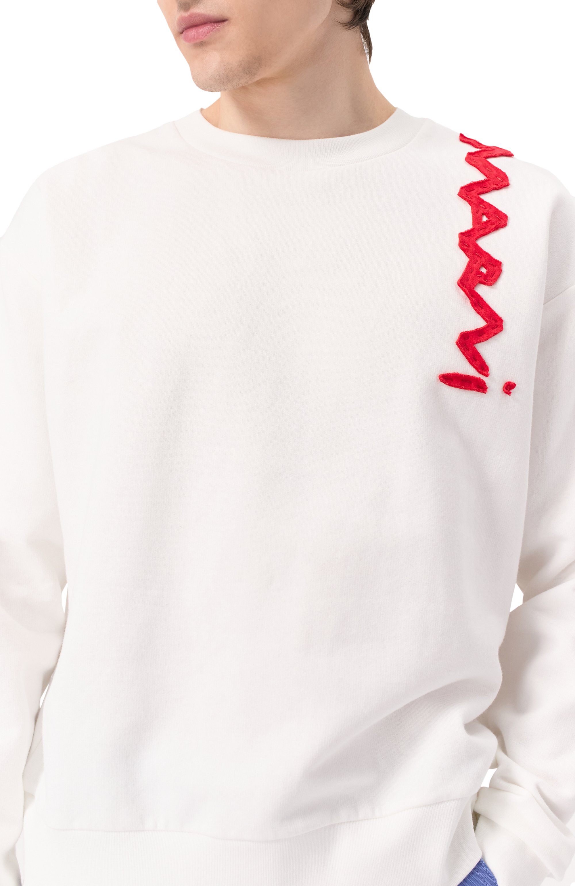 Хлопковый свитшот MARNI, арт. FUMU0074X2/UTC269, фото 5