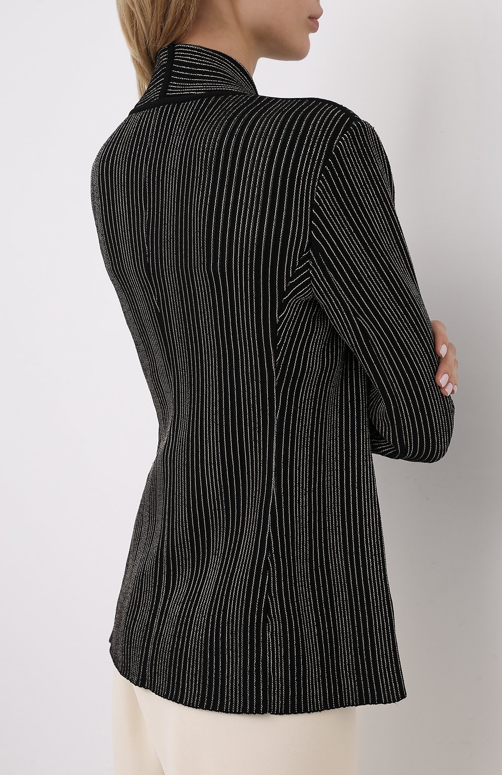 Жакет из вискозы GIORGIO ARMANI, арт. 6HAG09/AM30Z, фото 4