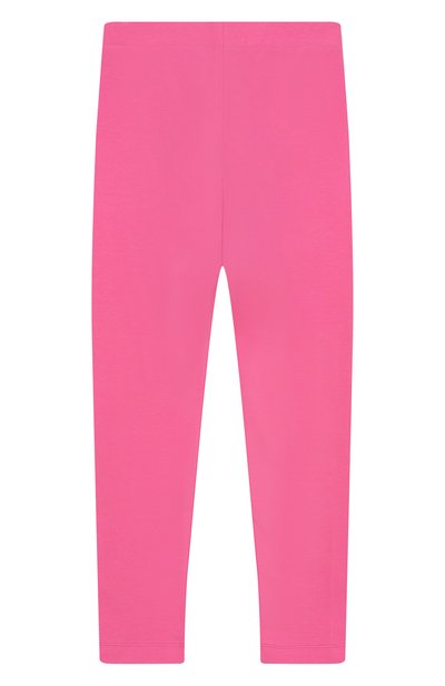 Хлопковые легинсы MOSCHINO фуксия цвета по цене 7280 руб., арт. HFP04X/LBA10/4-8, фото 2 Хлопковые легинсы MOSCHINO, арт. HFP04X/LBA10/4-8, фото 2