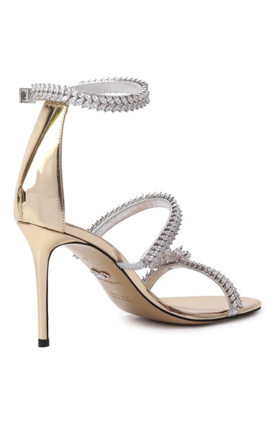 Кожаные босоножки lotus flower 100 MACH & MACH, арт. R26S091295SPEMEK, фото 5