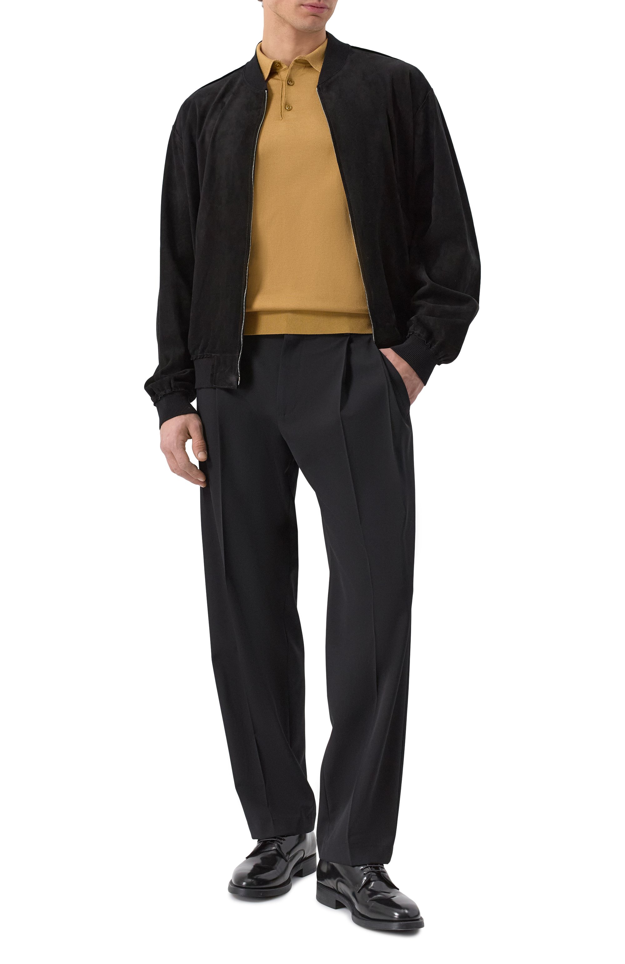 Кожаные дерби GIORGIO ARMANI, арт. X2C679/XF294/U, фото 2