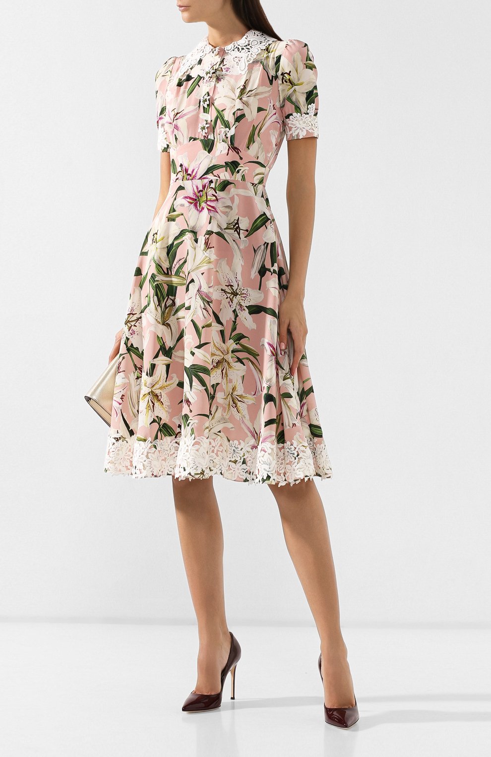 Шелковое платье DOLCE & GABBANA, арт. F6E4NZ/HS15F, фото 2