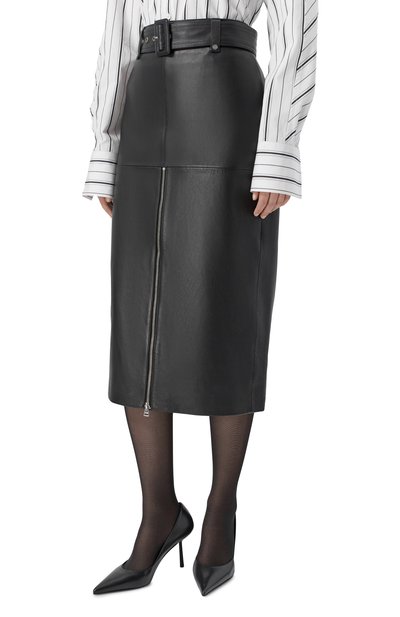 Кожаная юбка HUGO, арт. 50552335, фото 3